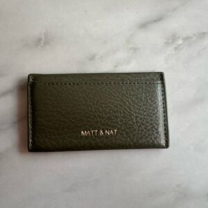 Matt & Nat Forest Green Card Holder